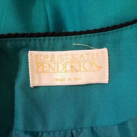 Turquoise Blazer Sophisticates by Pendelton - Picture 4 of 5